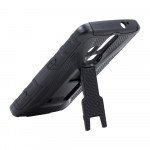 Wholesale ZTE Axon Pro A1P Armor Holster Combo Belt Clip Case (Black)